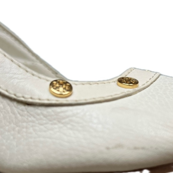 Tory Burch white wedge heels size 11 - Picture 2 of 7